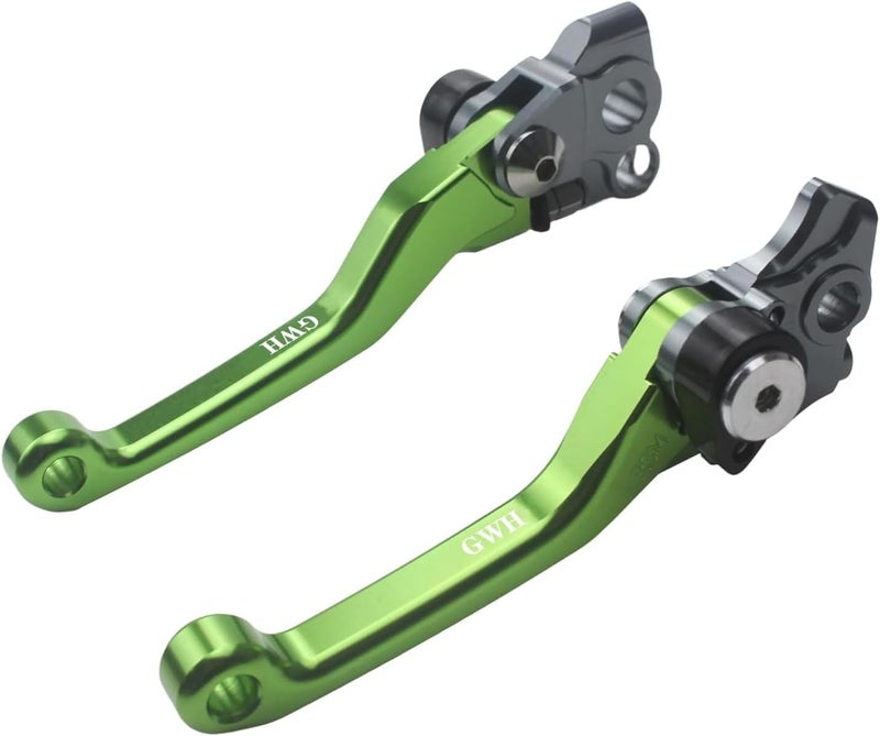 GWH Motorcycle Billet Foldable Brake Clutch Lever Handle CNC for KX450 19-23 KX250 KX250X KX450X 21-23 Dirt Pit Bike Motorbike - Image 1